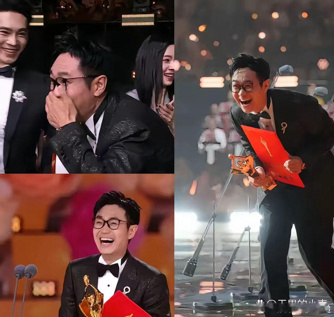 拿到了百花奖最佳导演，大鹏的反应很有意思，跟别的导演、演员不一样，他第一反应不是