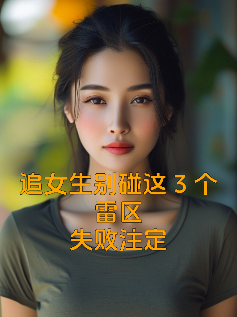 追女生别碰这3个雷区，失败注定