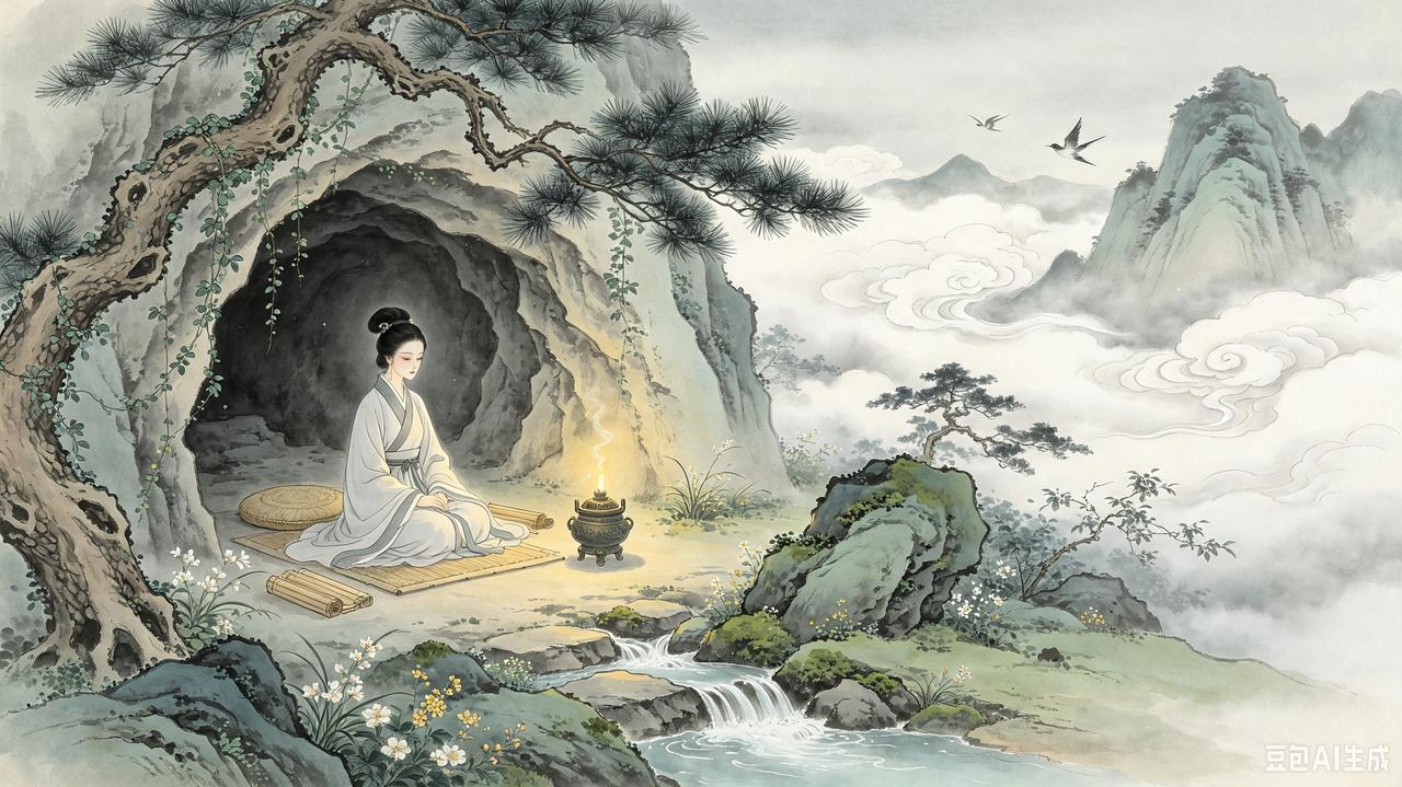 唐朝时，戴云山上住着一位女道士，独自在一处洞穴中修炼。凡是见过她的人，无不赞叹她