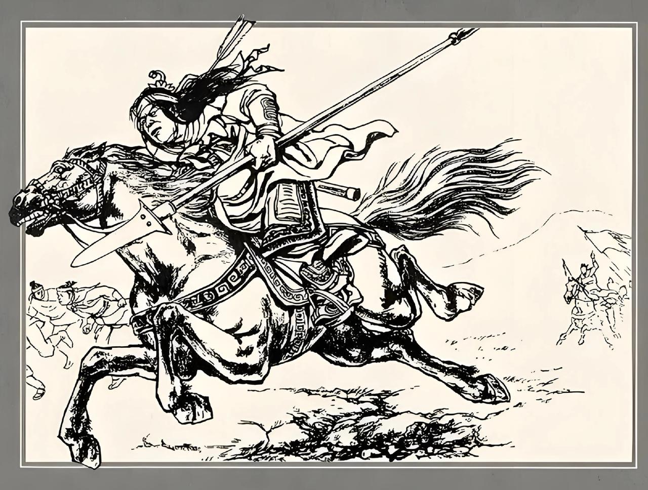 三国演义连环画：这员战将是谁？竟然被刘备射中一箭！原来刘玄德不仅射过野兔，还有射