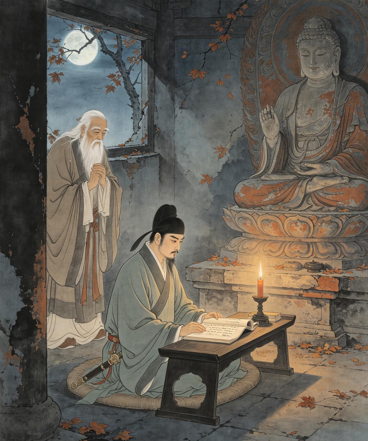 北宋初年，华山脚下，秋风卷着落叶掠过破寺的断墙。麻衣道者陈抟正倚着老松打盹，忽