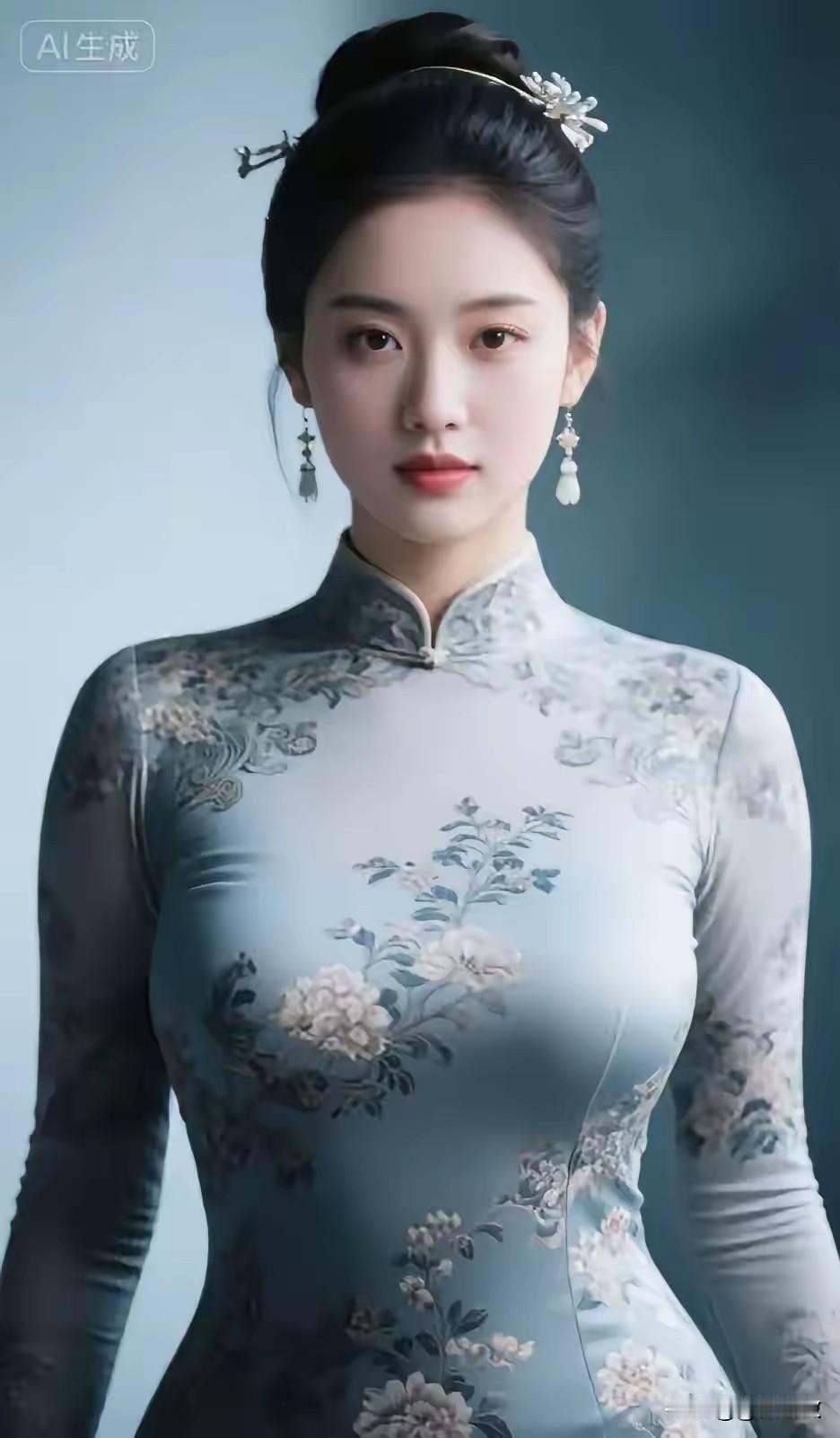 古典优雅，花间美人玉洁冰清，韵味十足出水芙蓉，亭亭玉立沉鱼落雁，闭月羞花