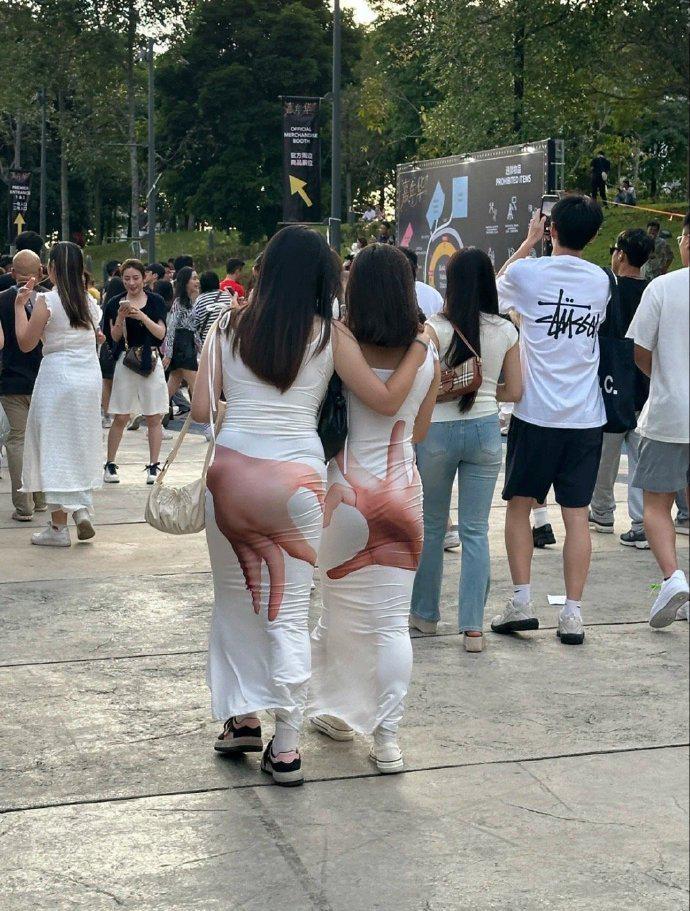 世间竟有如此有意思的一幅画面.真心的佩服这位服装设计师