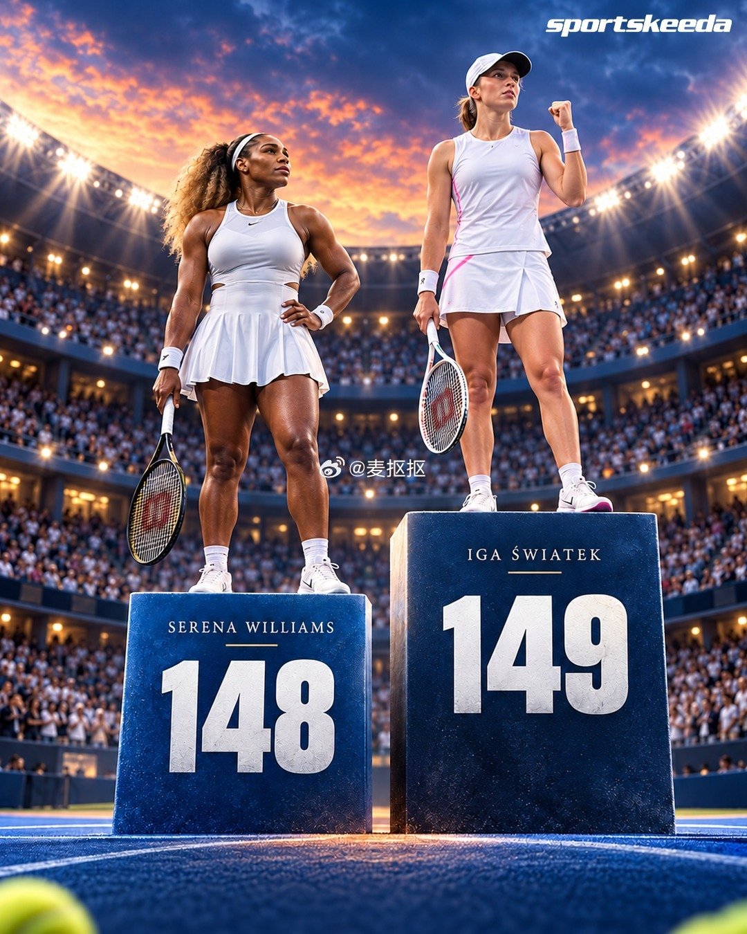 2009改制后的WTA1000（皇冠+超五）正赛单打胜场TOP10：1.阿扎伦卡1962.科维托娃1