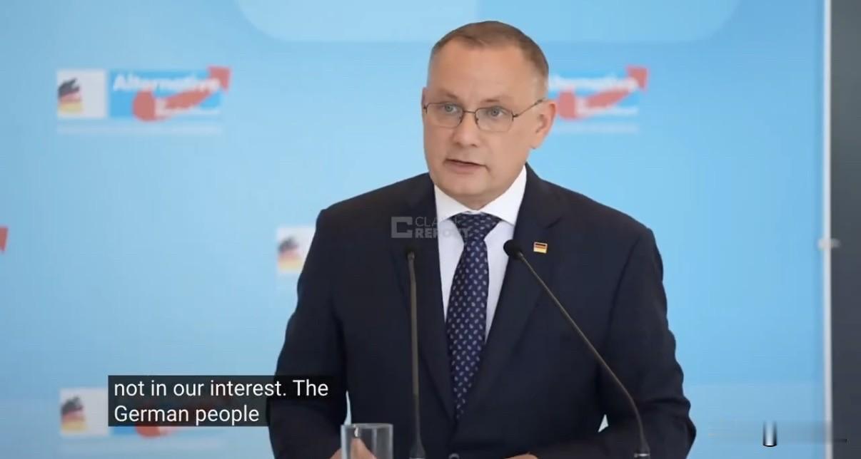 德国选择党联合主席蒂诺·克鲁帕拉今天表示：“德国民众不想要战争，更不愿与俄罗斯