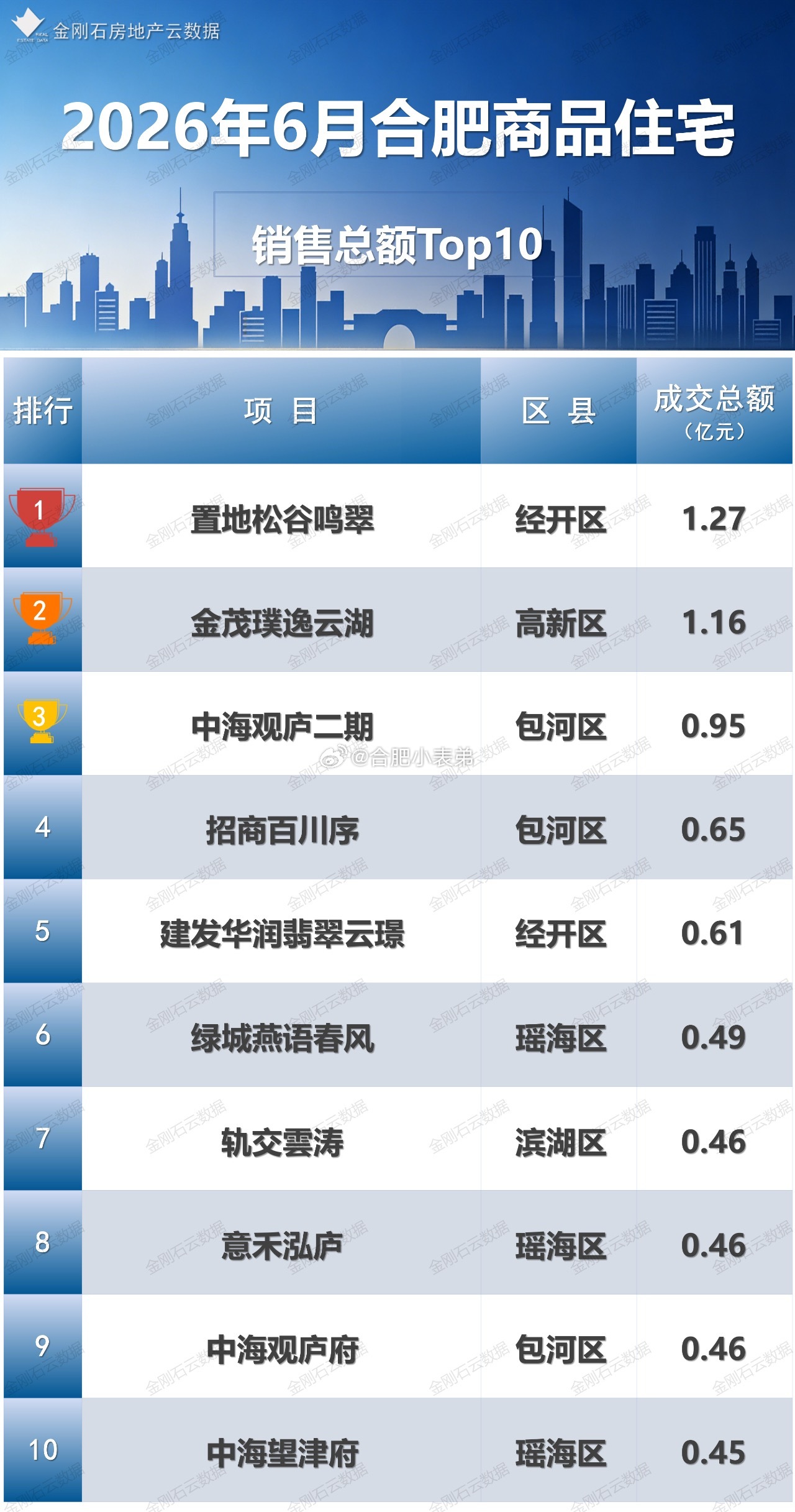 看今日合肥如您所愿金刚石云数据最新榜单出炉，包含2026上半年项目金额TOP10
