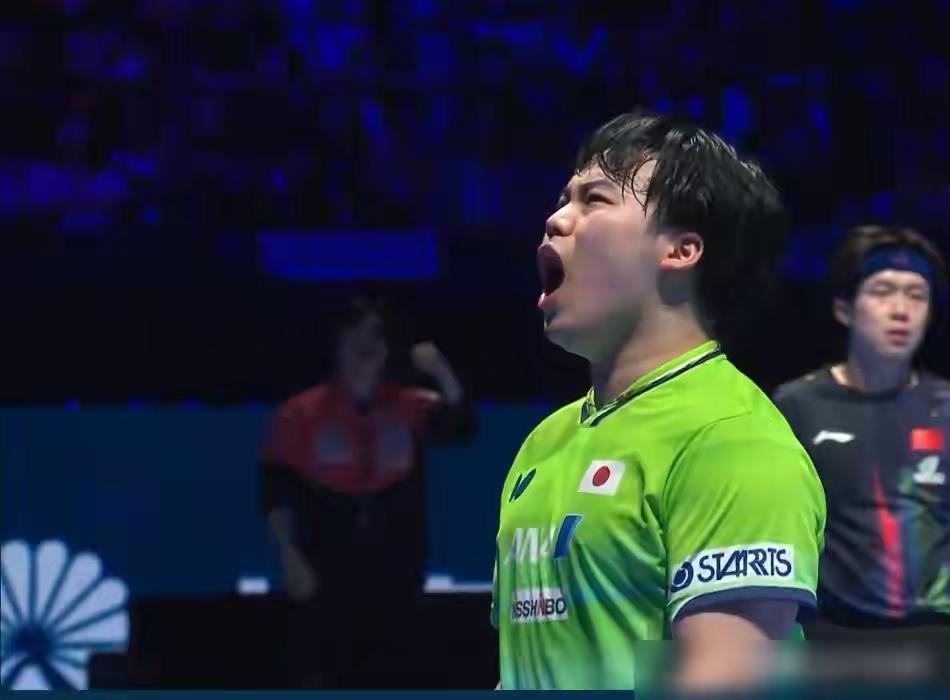 【松岛辉空一门心思，就想着挑战王楚钦】松岛辉空现在就是一门心思盯着王楚钦，把他当