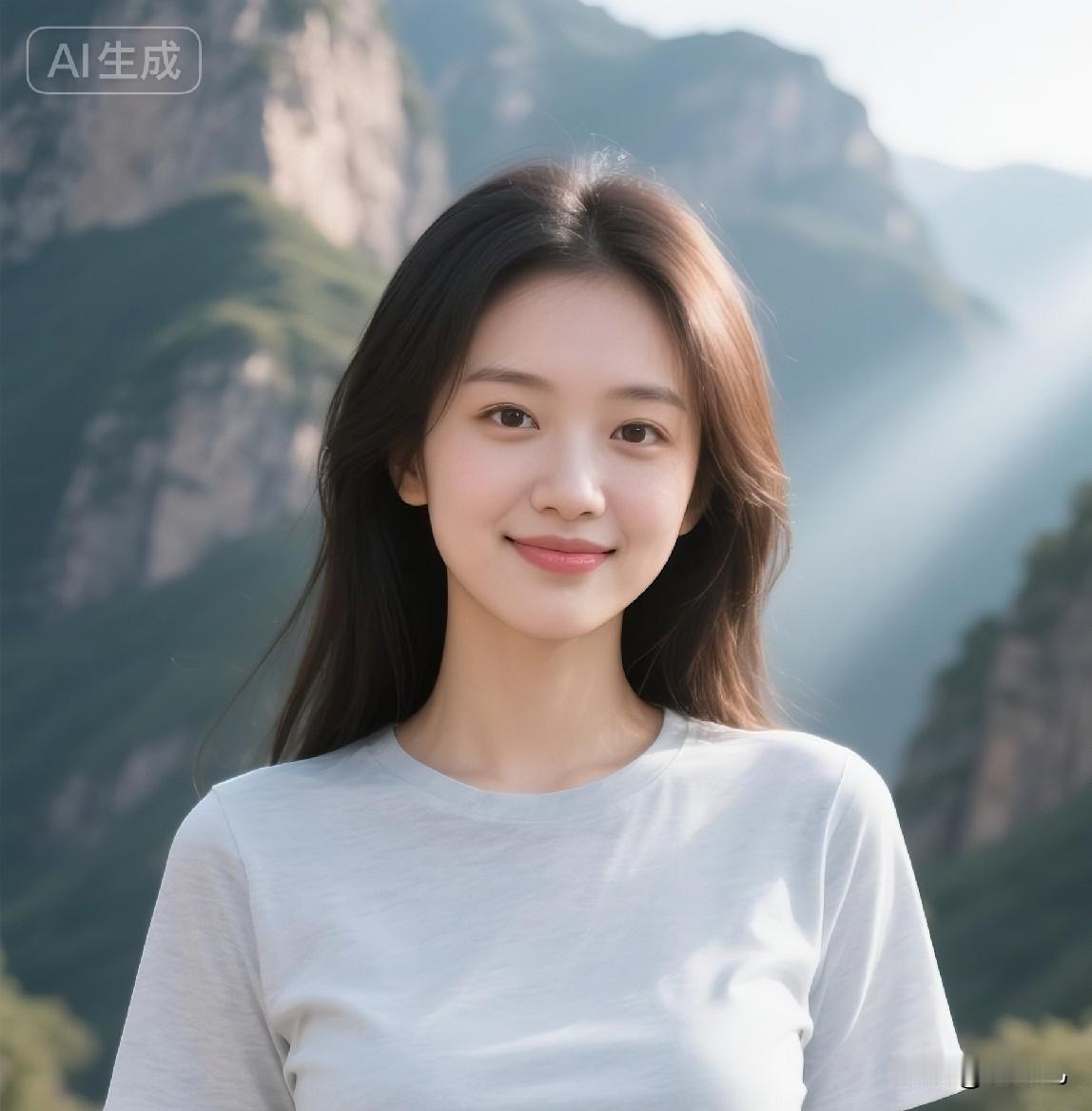 阳光穿过连绵的山谷，落在青山之间。大山沉默无言，却包容世间万千情绪。偶尔走进