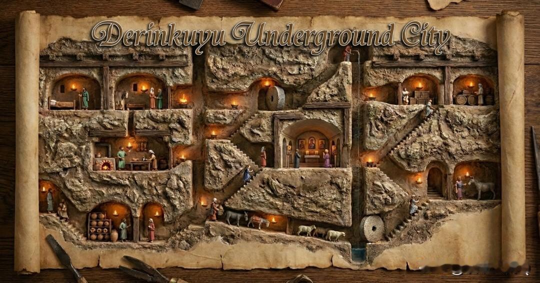 1963年，土耳其一男子在翻修自家老房子的时候，不小心敲破了一面墙，墙后出现了