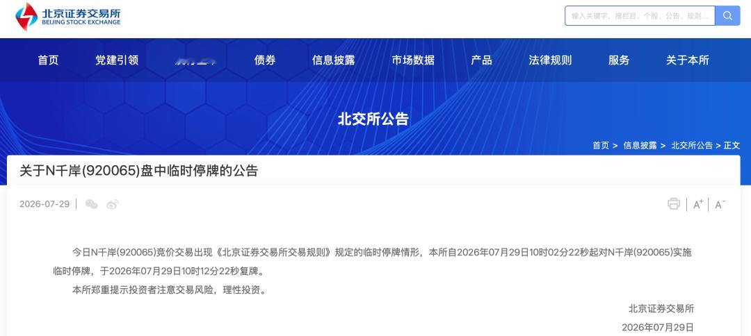 新股上市飙涨, 触发两次临停