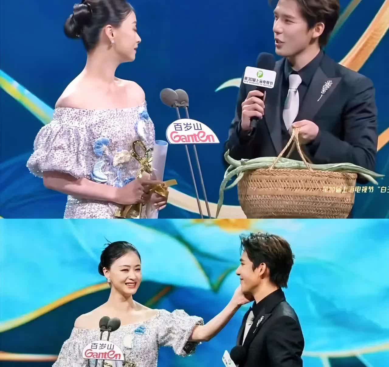王安宇往台上一站，这届白玉兰就赢了一半。他念着蒋奇明奖单上的王安全三