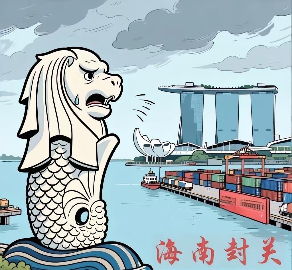 海南封关影响最大的国家就是新加坡，毕竟洋浦港的开通直接就是把印尼，马来西亚这些周