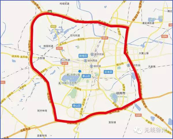 传说中的徐州"五环路"有消息了! 东线从贾汪到铜山, 长80公里