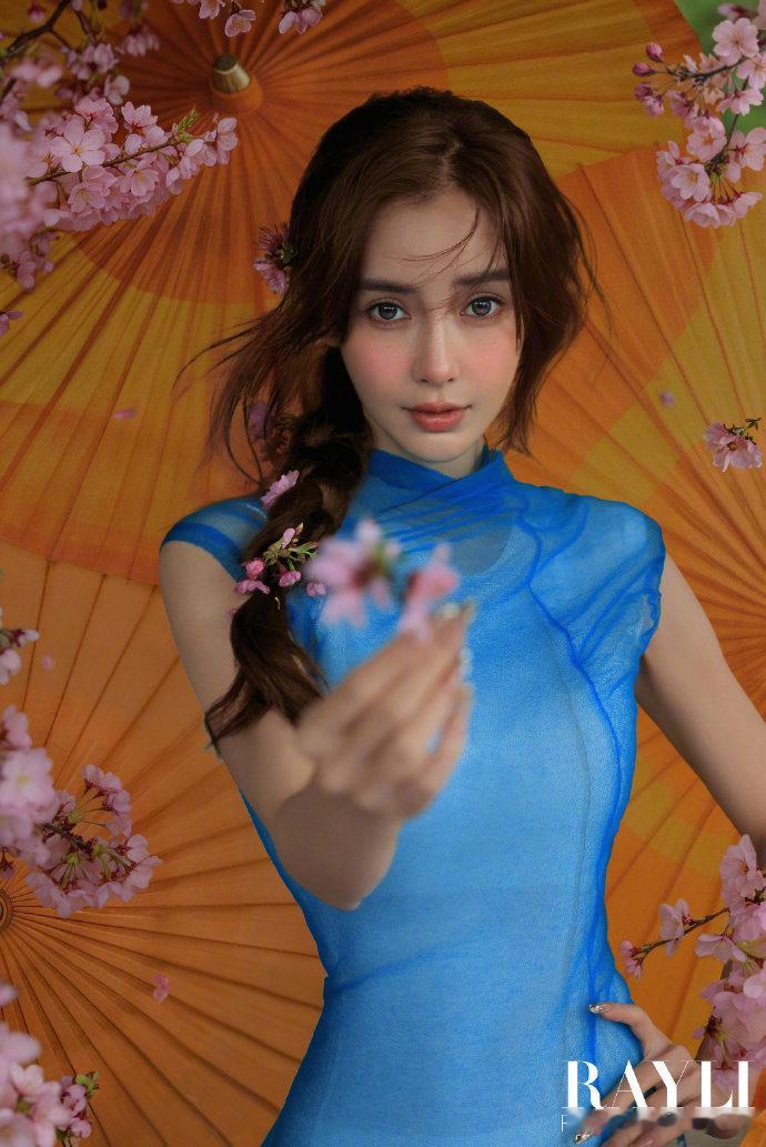Angelababy这组江南大片太有那味道了Angelababy完全内娱颜霸A