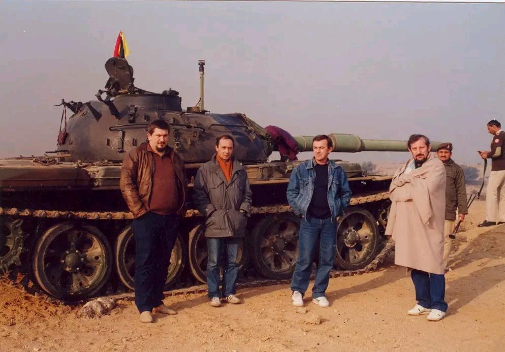 据说是在巴基斯坦，装的南斯拉夫的火控系统，还看见了那个胖胖的老哥