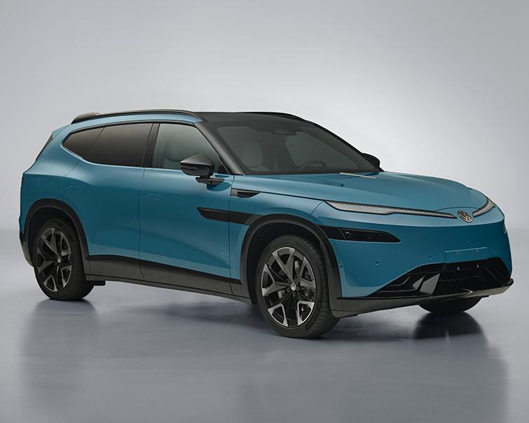 金标大众放大招！全新旗舰纯电SUV“与众08”曝光✅轮毂设计杀疯了：灵