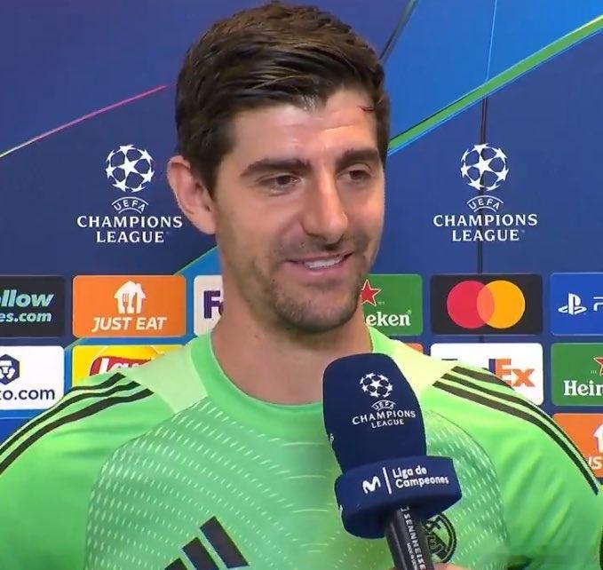 皇家马德里2-1战胜本菲卡后。记者问：“16强赛的对手是曼城还是里斯本竞技？”库