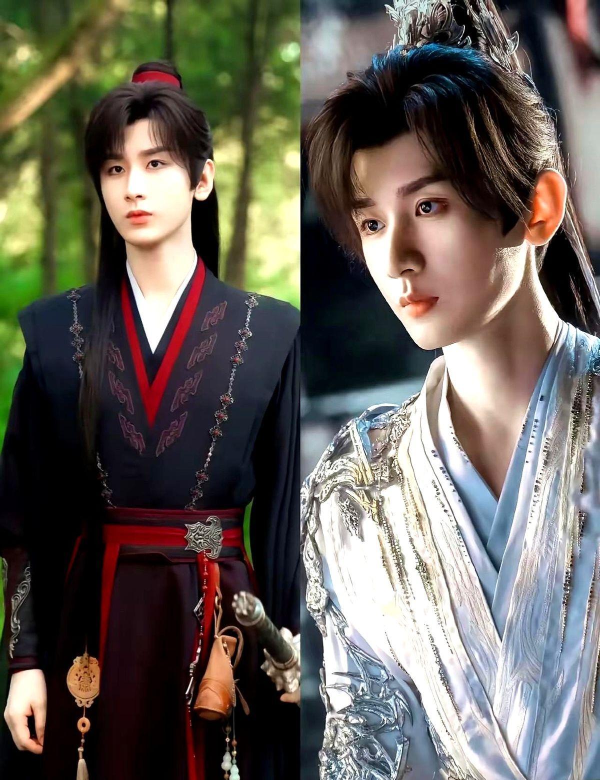 成毅的发型，拍一部像一套，四部剧一个马尾撑全场。不是他不想变，是片方觉得：别改