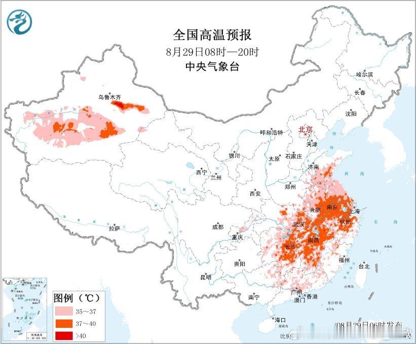 【高温】今后3天，新疆南部和东部的高温还会维持强势，吐鲁番盆地可能冲上40℃。而