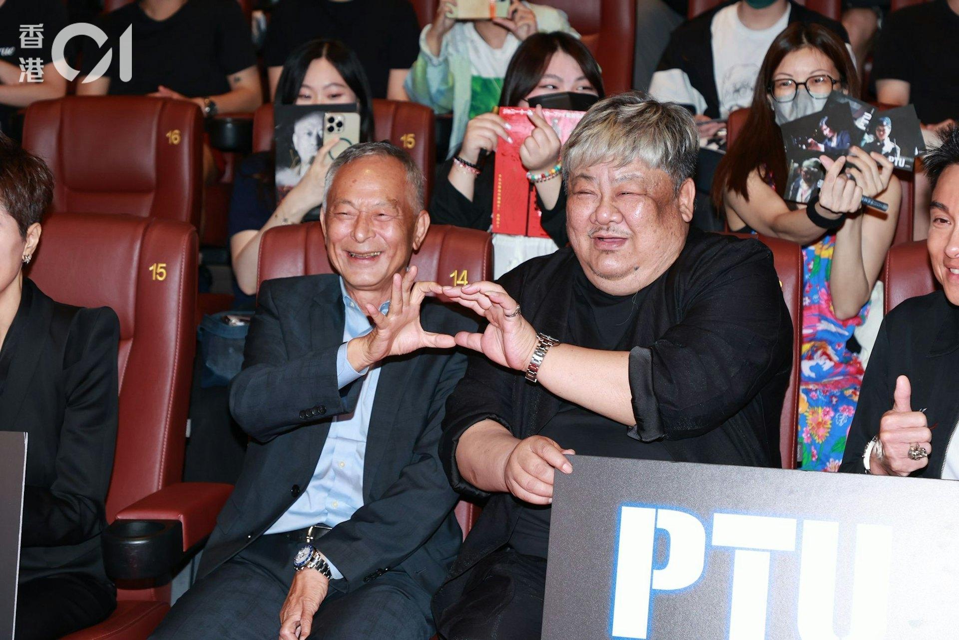 《PTU》4K重映礼，导演杜琪峰，携手演员林雪、任达华、邵美琪及黄浩然出席。杜S