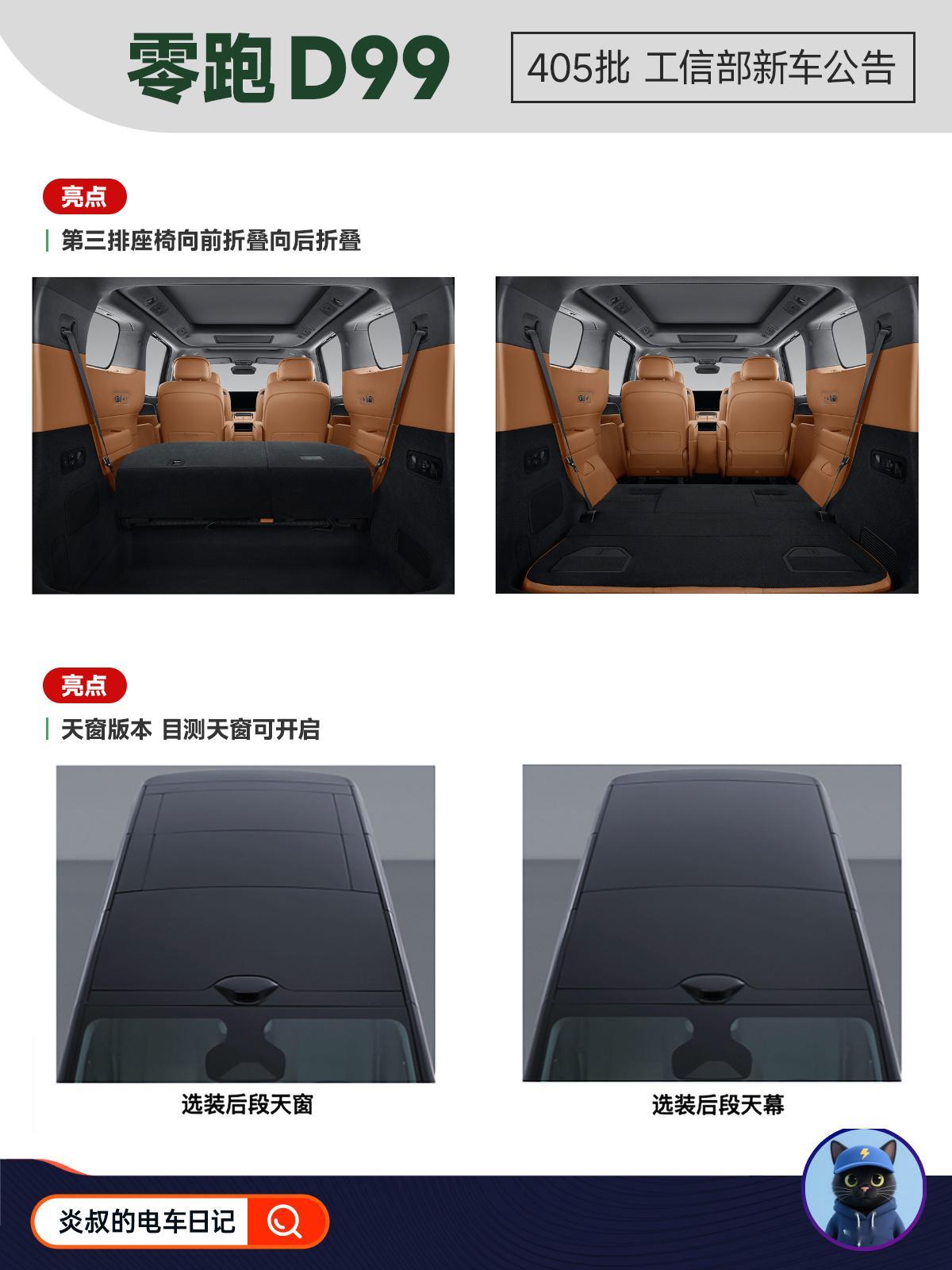 零跑D99这波申报信息出来，我们一起来抠一抠细节，毕竟细节决定成败~外观大家都看