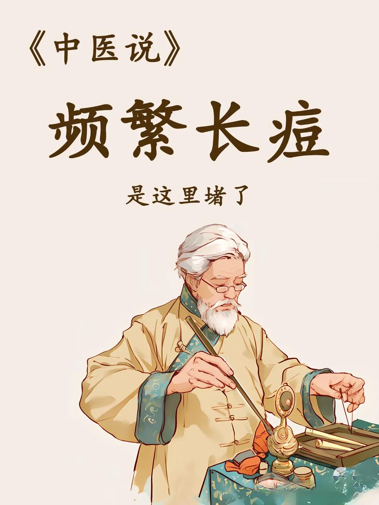 以中医角度，分析不同地方痘痘的发生真因和改善方案[比心]