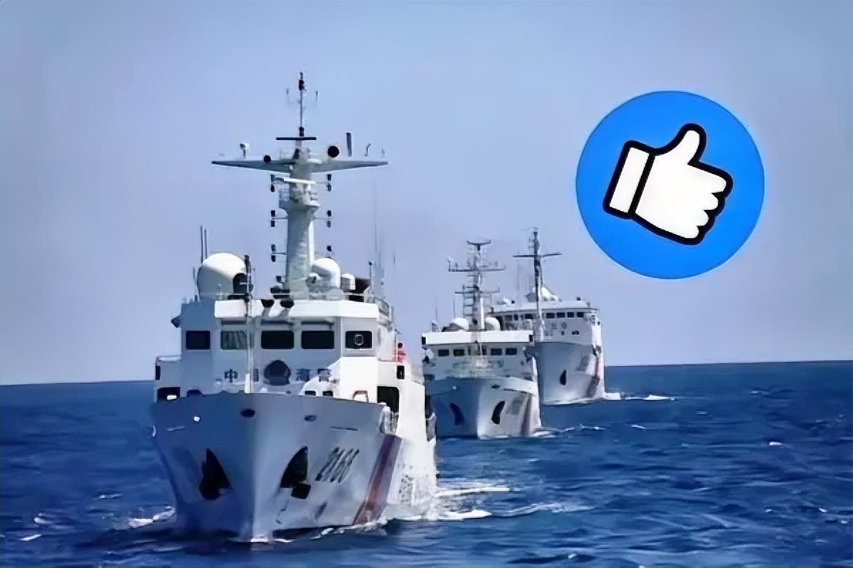 中国海警立功啦！​12月2日，中国钓鱼岛海域晴空万里碧波荡漾，中国海警编队