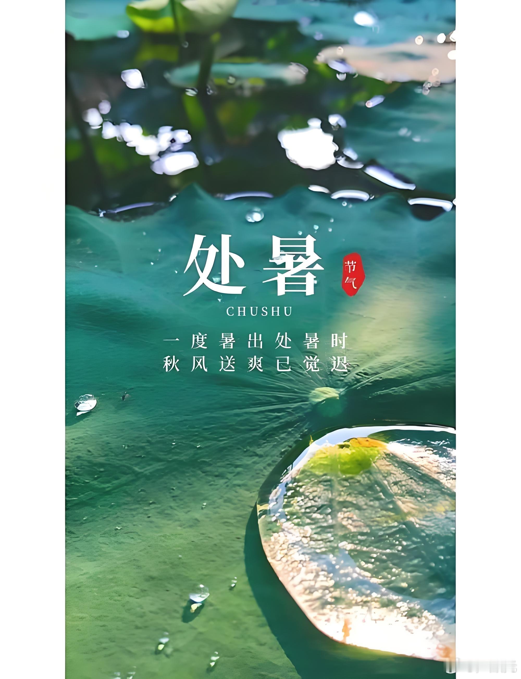 今年处暑很神奇。闰六月今天结束，农历七月才开始。革卦第三爻结束，第四爻启动。这第