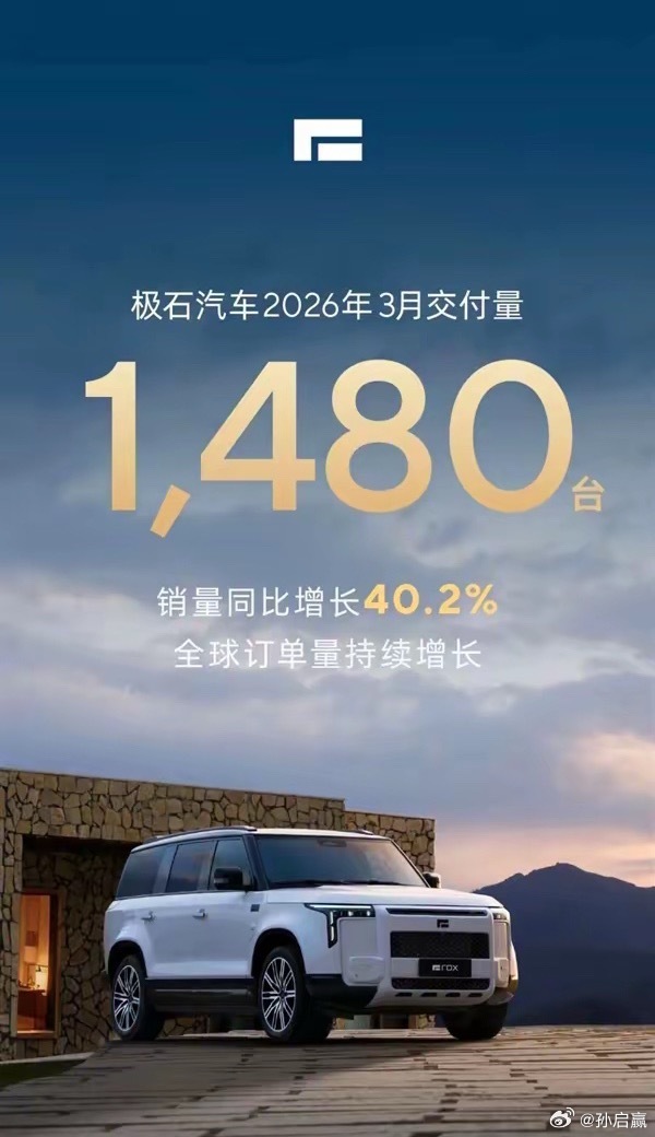 月初，又到了各大车企公布成绩单的日子。几万几万的大家看多了，看到极石吧，3月交付