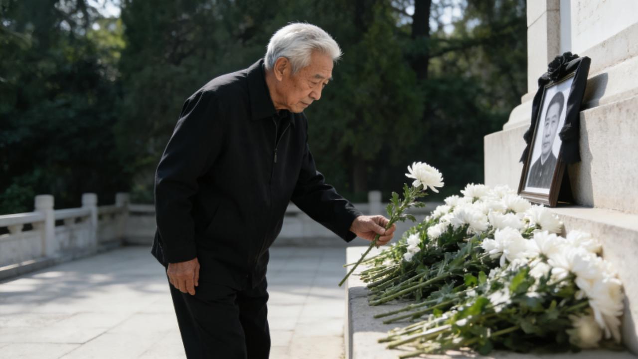 群星泪送电影泰斗！翟俊杰告别仪式现场曝光，李雪健蹒跚献花，颜丙燕痛哭不止中