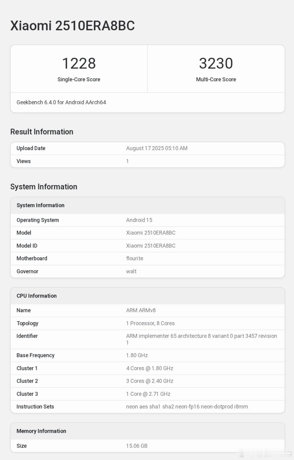 REDMINote15Pro+搭载的是骁龙7sGen3超频版，不清楚官方