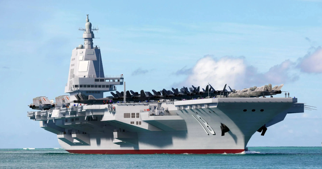 当你有0艘航母时，美国：进入台海是航行自由。当你有1艘航母时，美国：进入东海是