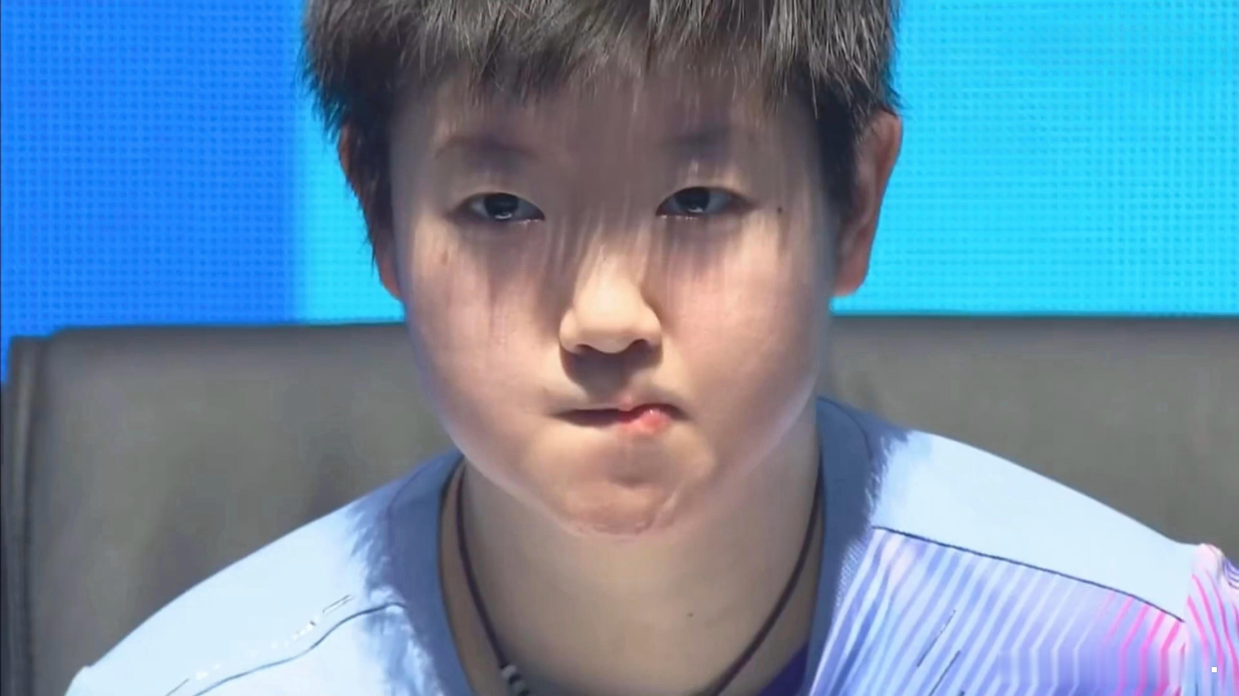 世萌一孙颖莎还有世嫩一孙颖莎