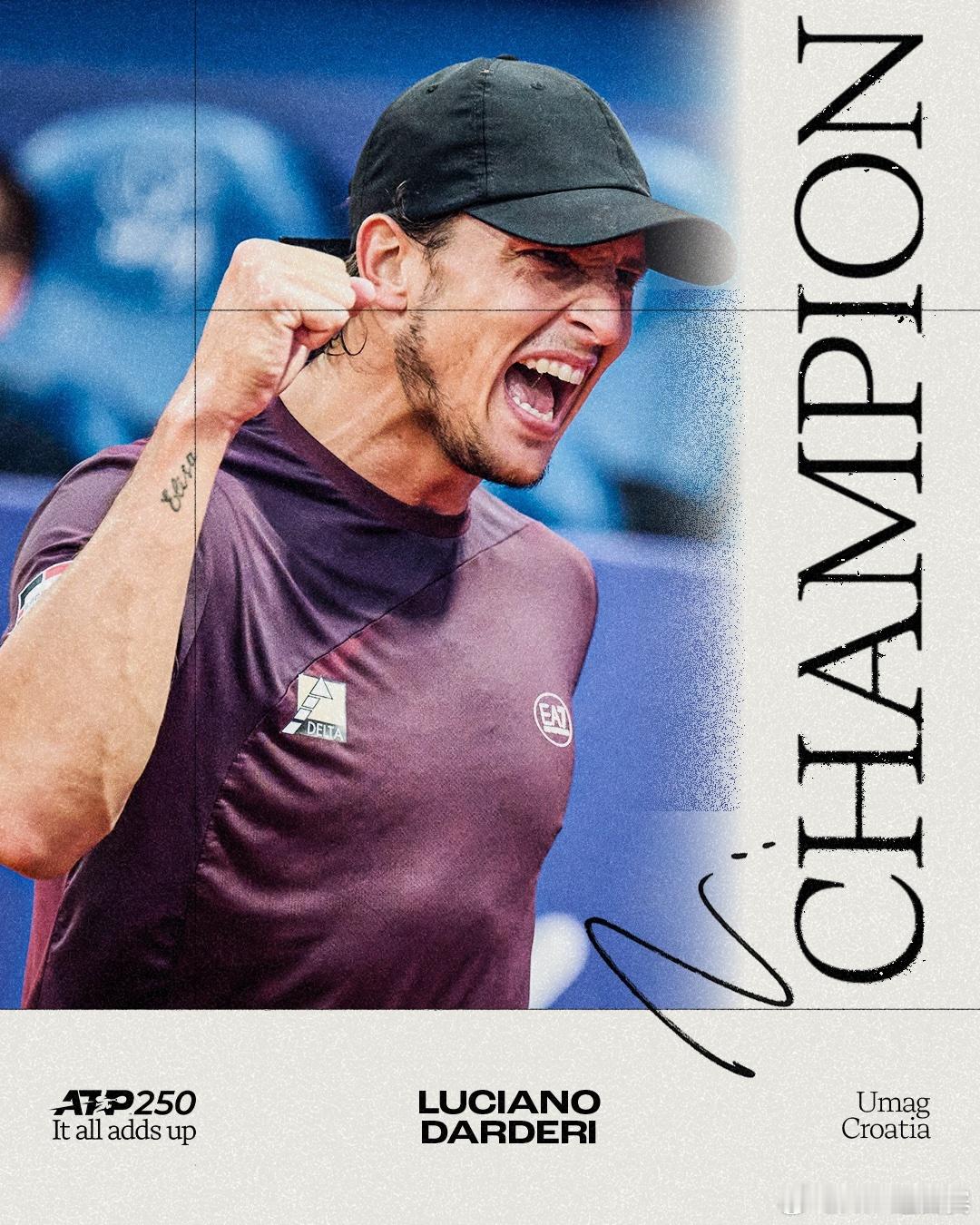 背靠背夺冠🏆ATP250乌玛格站决赛，2号种子达尔德里以6-36-3击败西