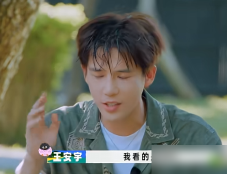 王安宇在综艺里脱口而出出生第一眼看到王楚然，沈腾直接笑到拍大腿，黄景瑜跟着起哄，胡先煦补刀问你俩谁先
