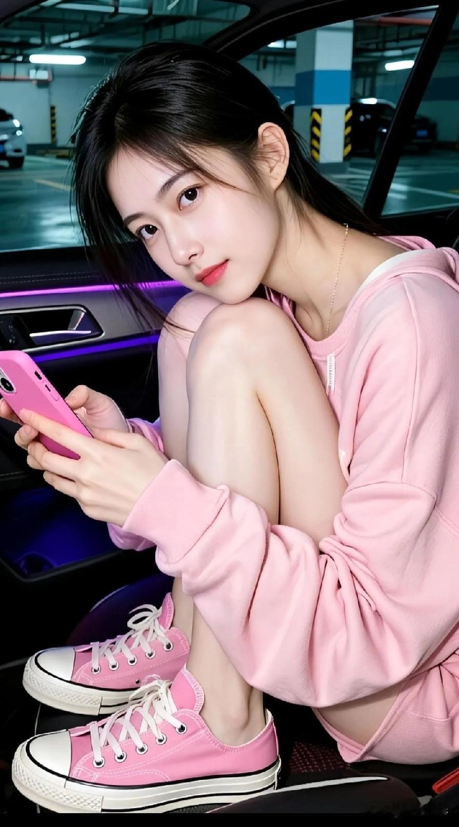 光之影少女心爆棚的粉色穿搭，元气满满的一天！💕📸有没有一种笑容让你怦然心