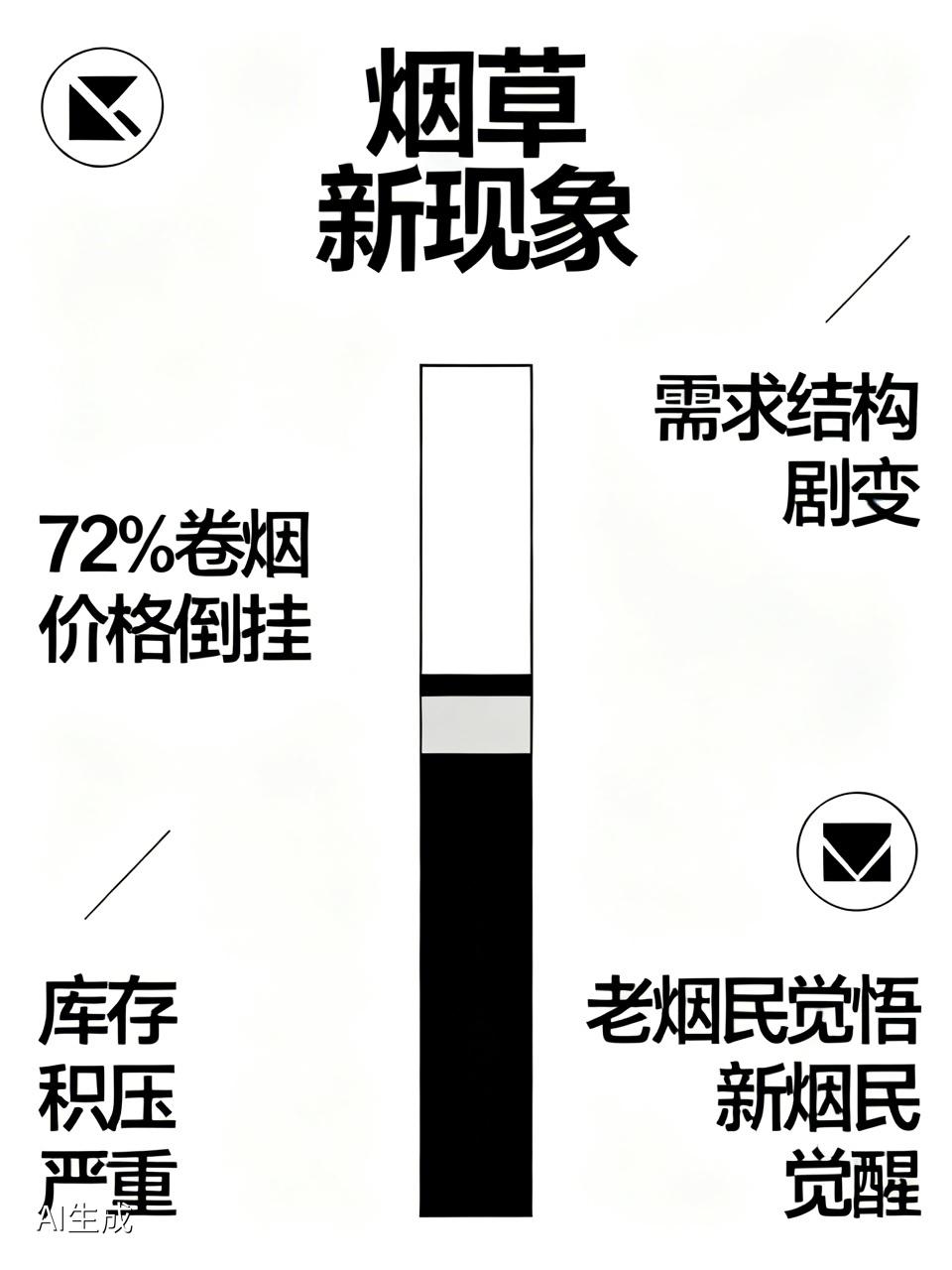 广大烟民注意了，烟草行业出现几个新现象：72%卷烟价格倒挂：批发价高于零售价