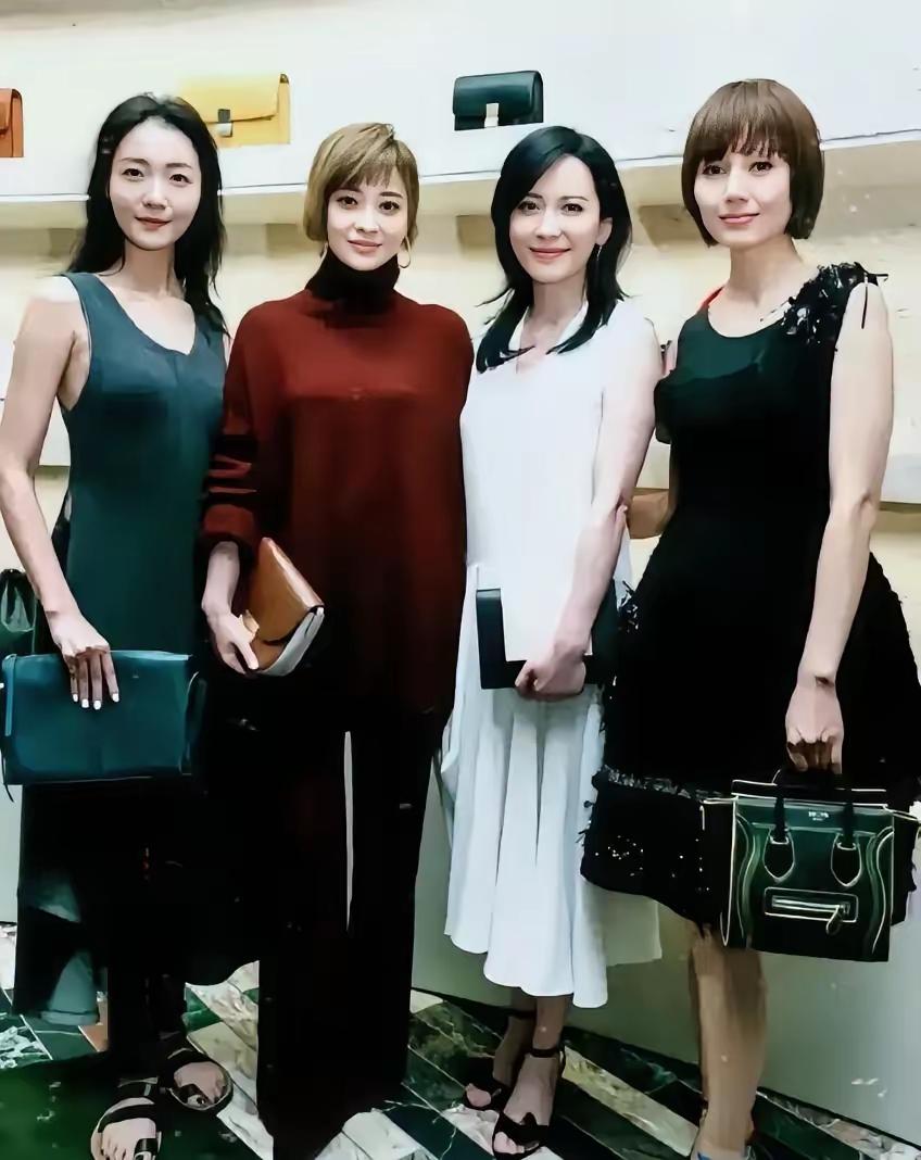 这四大美女，你们能认出几位，我只能认出袁泉和梅婷还有两个人不认识！梅婷梅婷贵