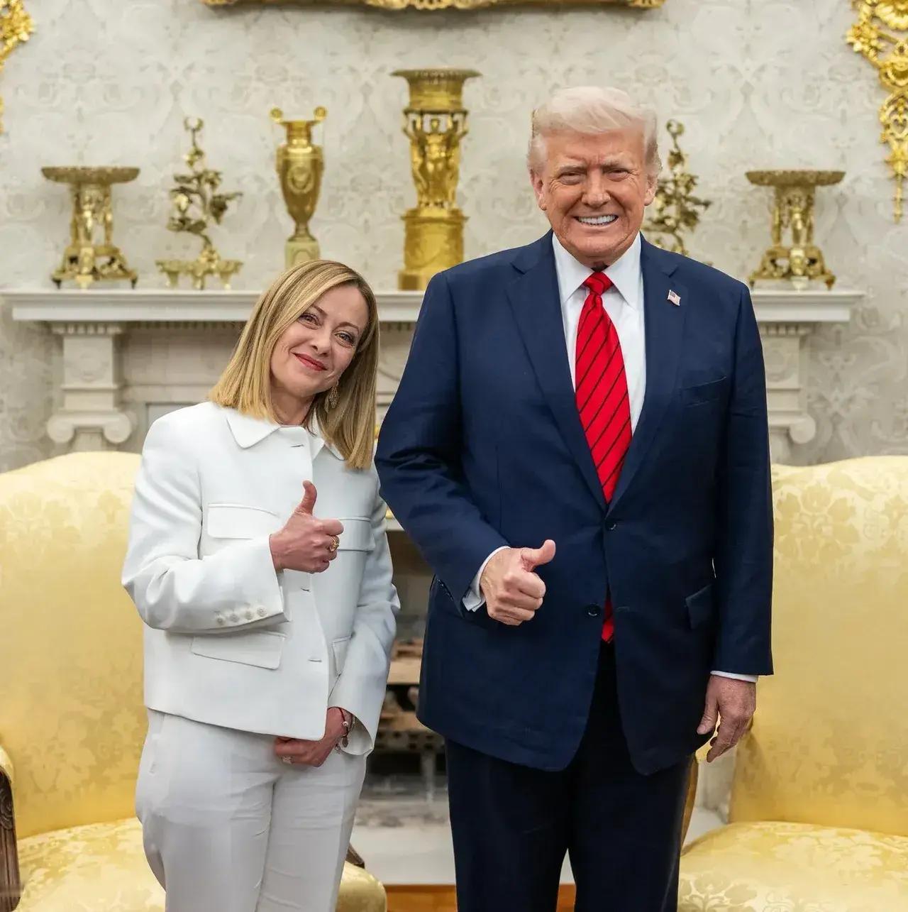 针对美国要暂停西班牙北约成员国资格，意大利总理梅洛尼今天（4月26日）表示：“北