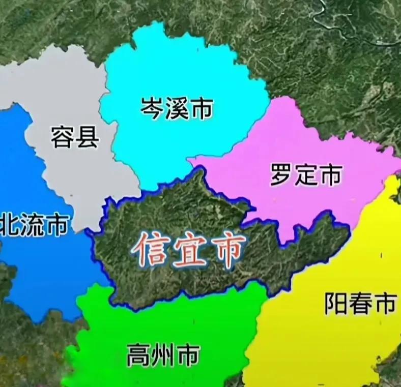 山卡拉信宜经济为什么比大平原罗定好！信宜与罗定紧挨着，同处粤西，也与广西交界，同