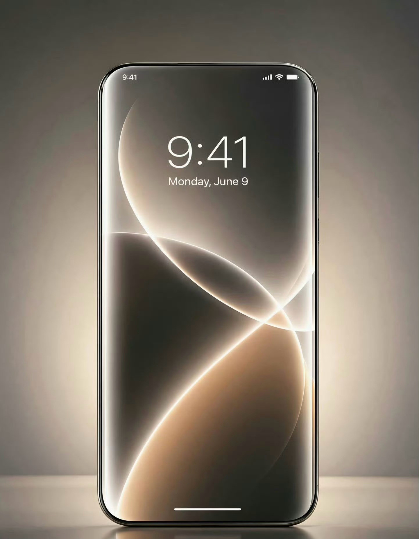 四微曲屏+屏下FaceID+屏下前摄，整个正面一块完整大屏，没有灵动岛真的不好