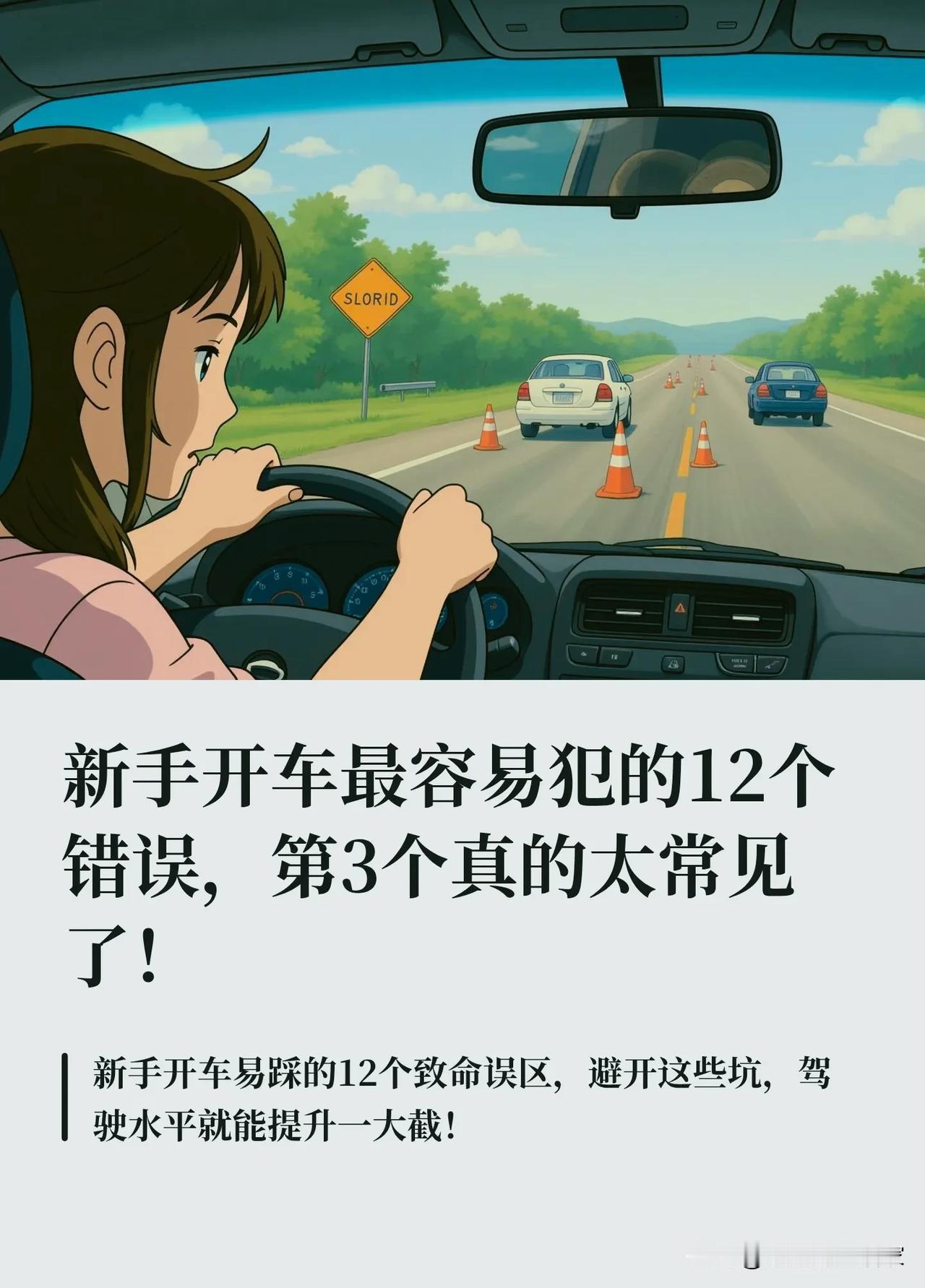新手司机必看！这12个致命误区，90%的事故都栽在这！很多人以为开车事故多