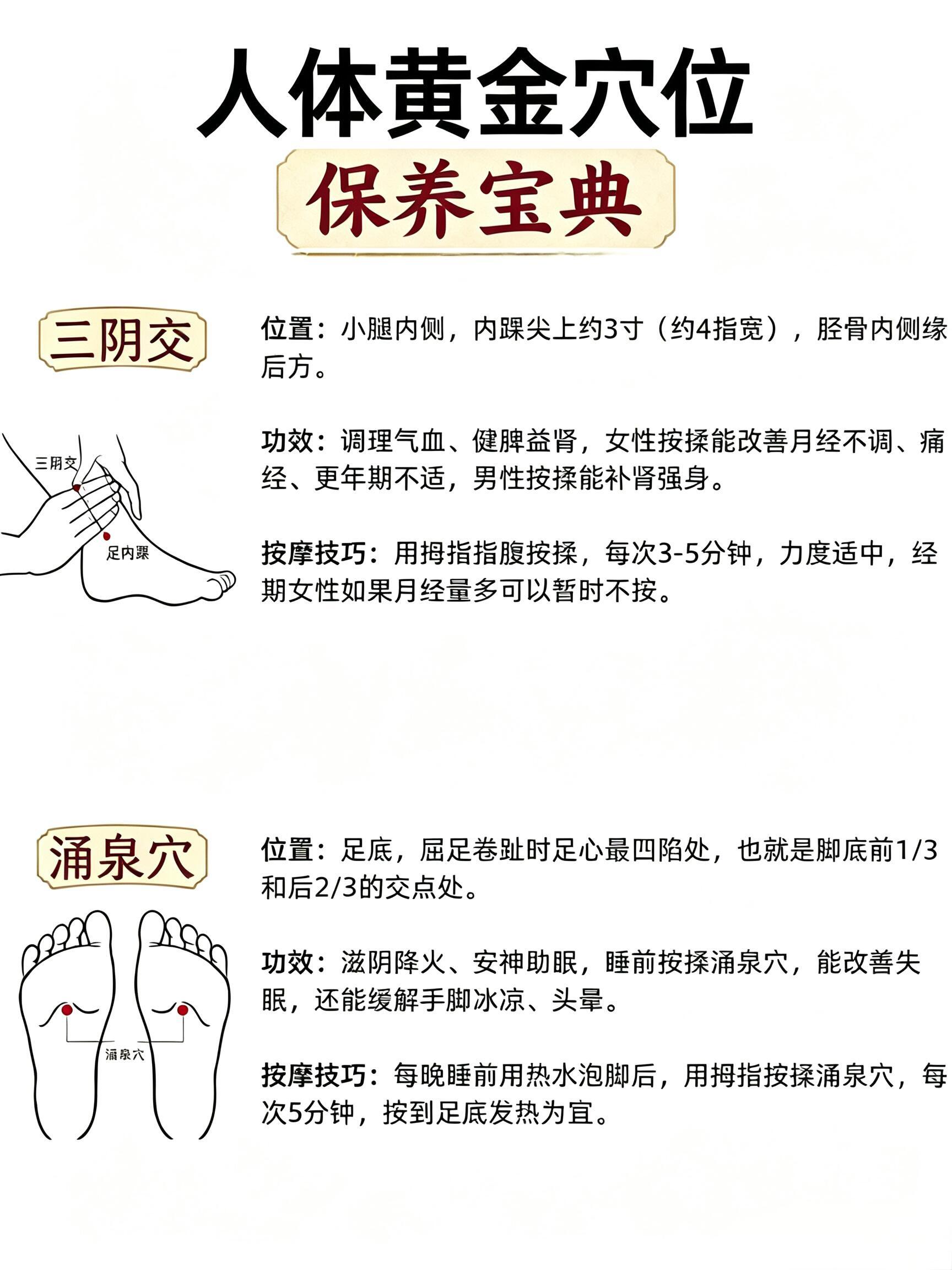 人体黄金穴位保养宝典​​​