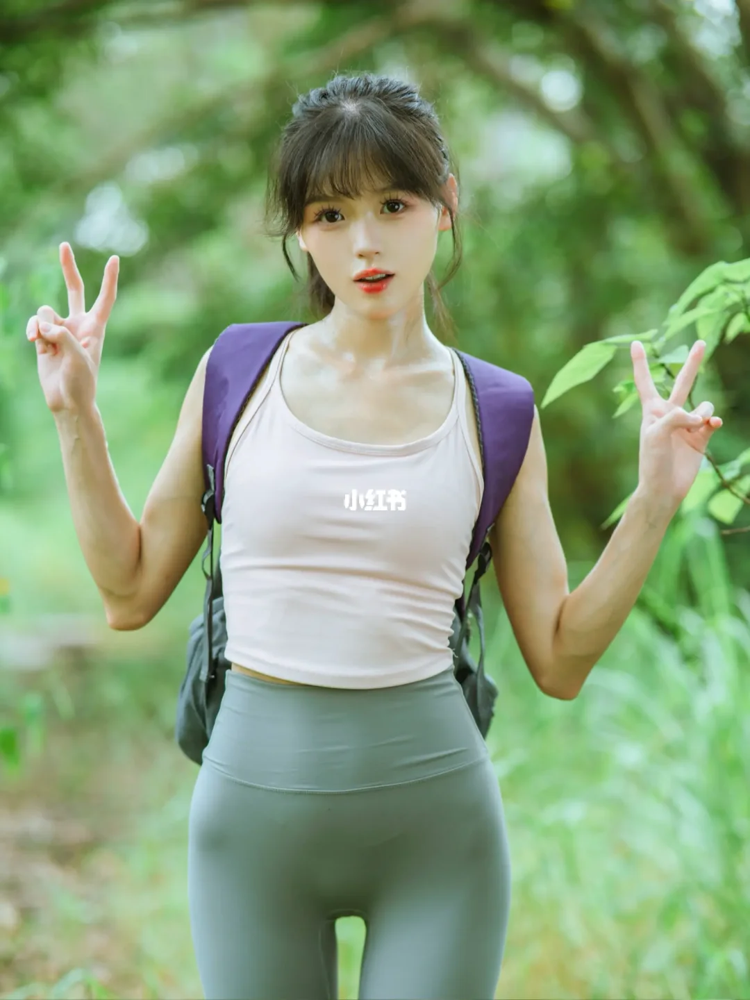 我是模特本人｜元气清新户外徒步运动拍照
