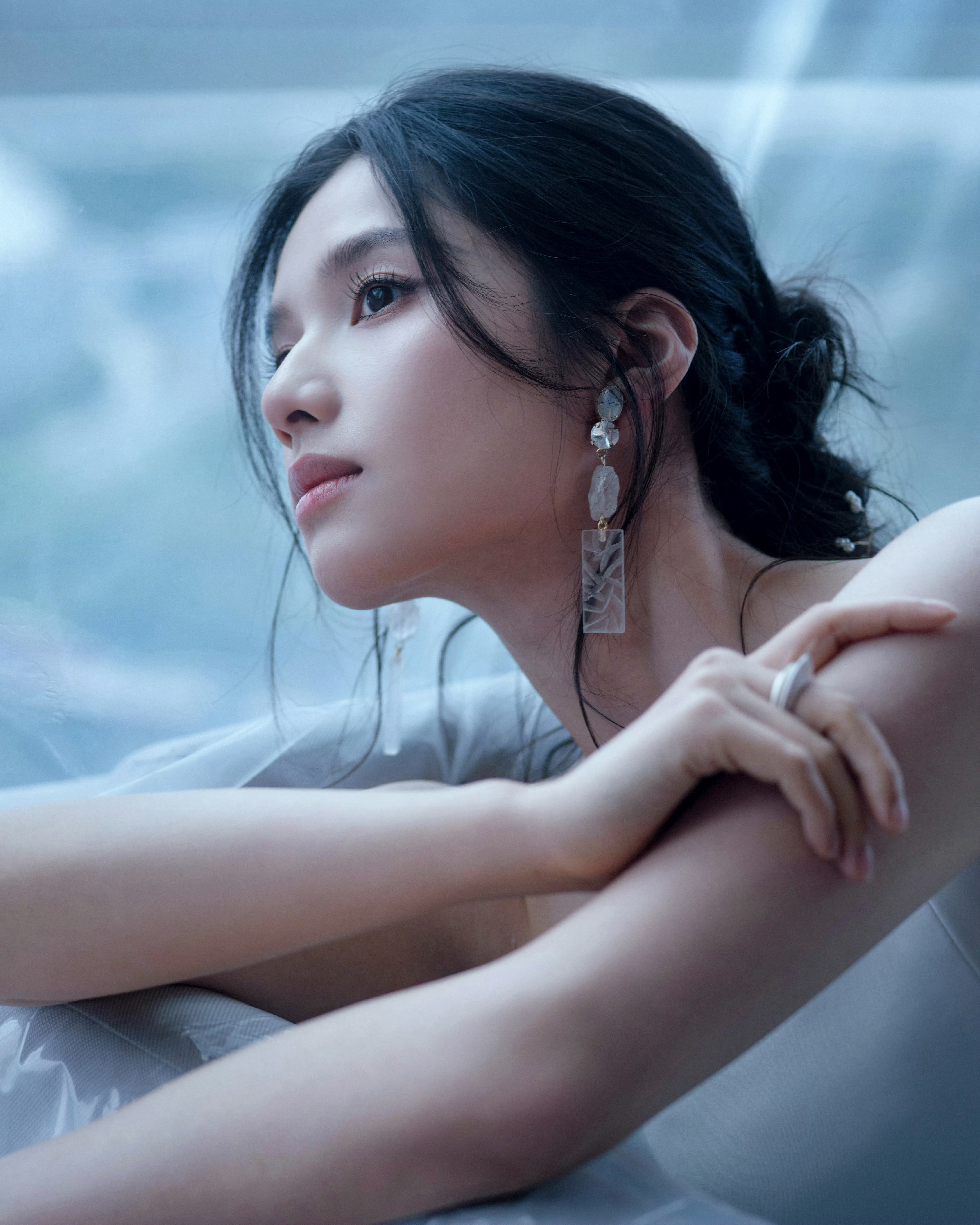 张婧仪的脸真是没有一点缺点