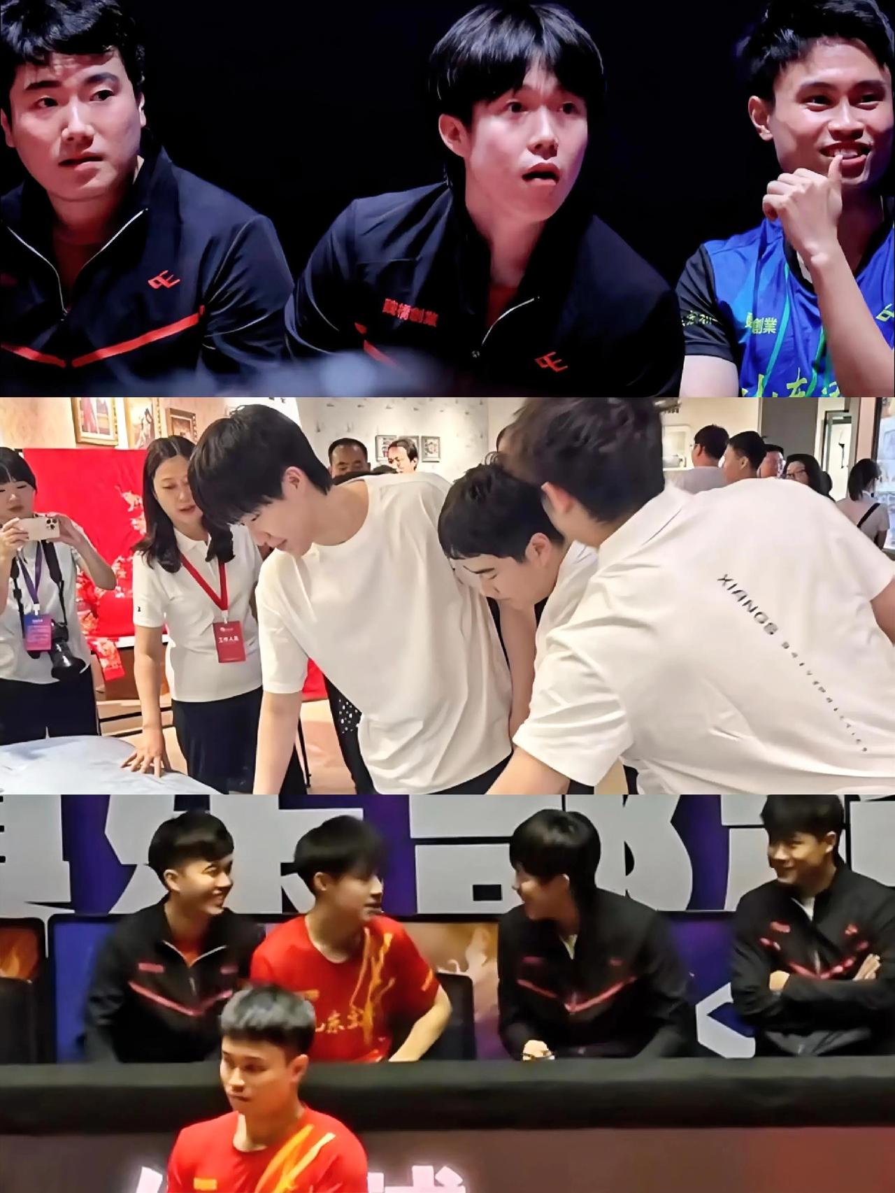 王大娘子：我的靖王爷呀，您老终于出山了，想死我啦。小林娘子：靖王哥哥，好久不见