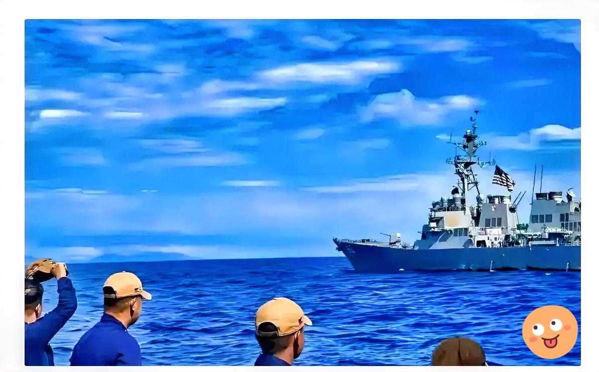 笑不活了！史上最好笑的军演出现了！美澳新菲4国每国出1艘军舰就在那里搞起了军演，