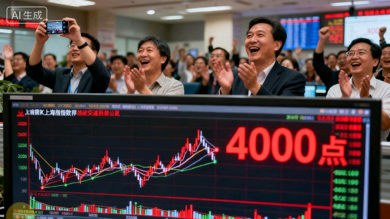 沸腾啦！沪指时隔十年再度重返4000点，此次与2015年大不相同！三类人务必看清