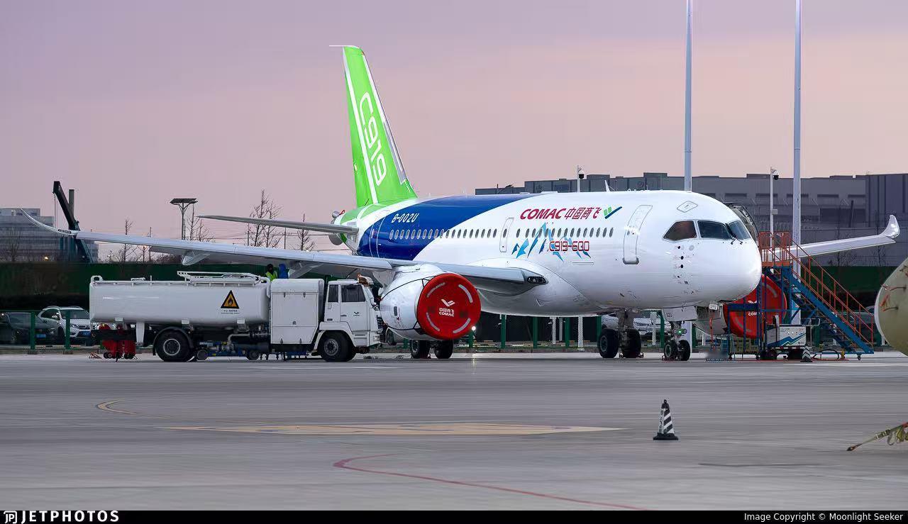 首见中国商飞C919-600高原型190视角