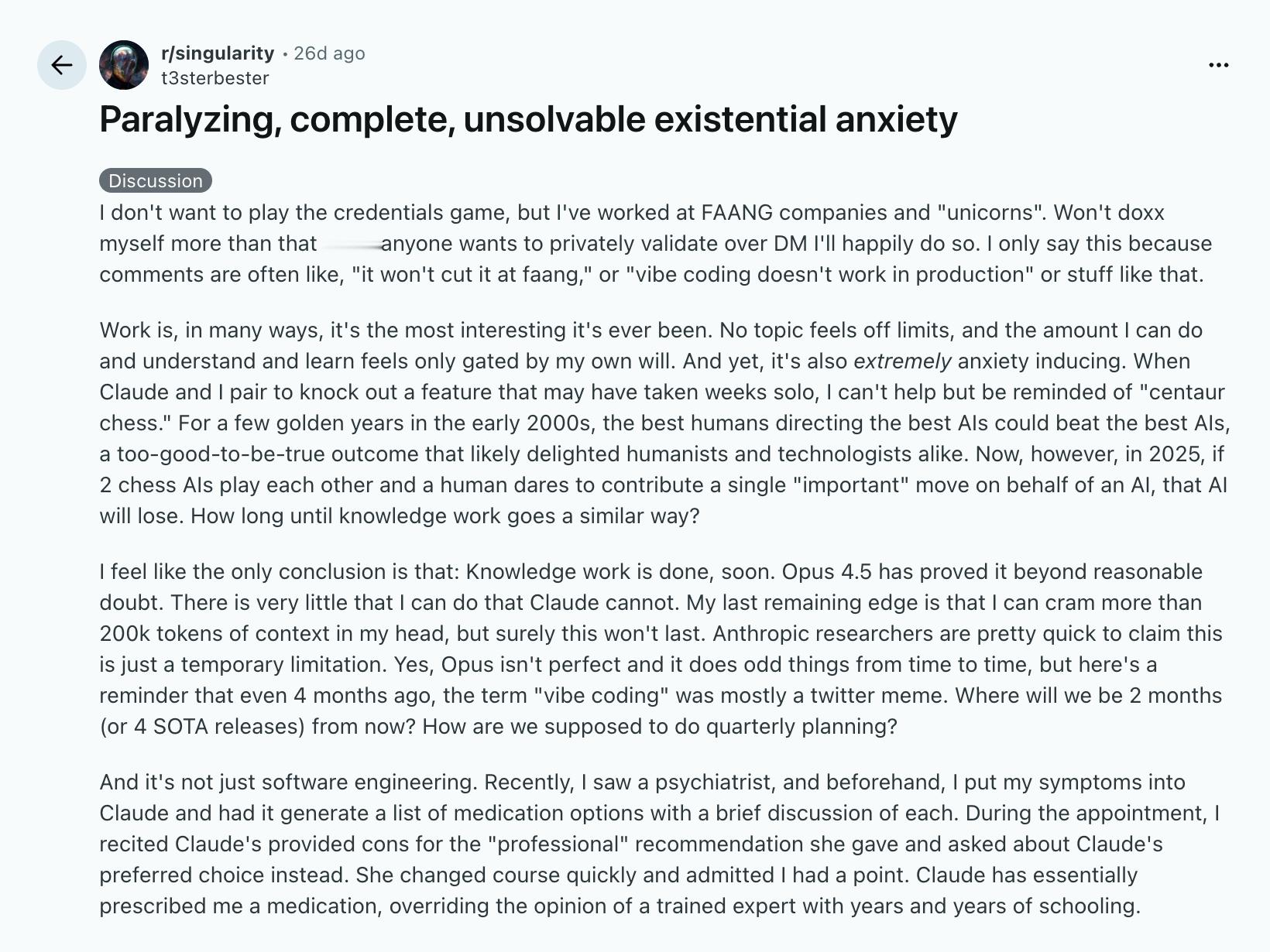 1.硅谷大厂的高薪精英程序员破防了。因为Claude不光替了95%的代